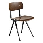 Dining chairs, Result chair, black - smoked oak, Black