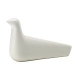 Figurines, L'Oiseau ceramic bird, ivory matt, White