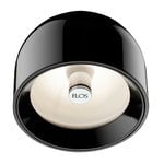 Flush ceiling lights, Wan C/W ceiling/wall lamp, black, Black
