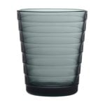 Bicchieri da acqua, Bicchiere Aino Aalto 22 cl, 2 pz, grigio scuro, Grigio