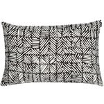Fodera per cuscino Juustomuotti 40 x 60 cm, nero - bianco natura Fodera per cuscino Juustomuotti 40 x 60 cm, nero - bianco natura