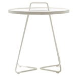 Patio tables, On-the-move table, large, white, White