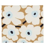 Pieni Unikko tea towel, beige-off white-blue Pieni Unikko tea towel, beige-off white-blue
