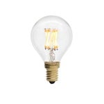 Light bulbs, Pluto LED bulb 3W E14, clear, dimmable, Transparent