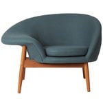 Armchairs & lounge chairs, Fried Egg lounge chair, petrol, Blue