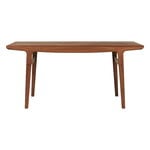 Warm Nordic Tavolo da pranzo Evermore, 160 cm, con 2 prolunghe, teak - rovere oliato