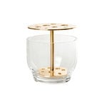 Ikebana vase, small, brass