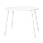 Lasten huonekalut, Mouse pöytä, matala, valkoinen, Valkoinen