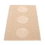 Plastic rugs, Vera 2.0 rug, 70 x 120 cm, beige - beige metallic, Beige