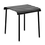 Patio chairs, Aligned side table/stool, black, Black