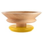 Platters & bowls, Sottsass centrepiece, yellow, Natural
