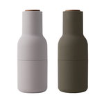 Bottle grinder, 2-pack, hunting green - beige - walnut Bottle grinder, 2-pack, hunting green - beige - walnut