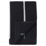 Hand towels & washcloths, Tiiliskivi guest towel, black - white, Black
