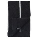 Essuie-mains et gants de toilette, Serviette pour invités Tiiliskivi, noir - blanc, Noir