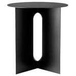 Sivu- ja apupöydät, Androgyne sivupöytä, 40 cm, musta, Musta
