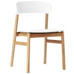 Dining chairs, Herit chair,  oak - white, White