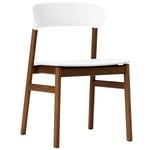 Dining chairs, Herit chair,  smoked oak - white, White