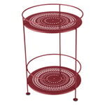 Patio tables, Guinguette table, chili, Red