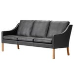 Sofas, Mogensen 2209 sofa, black - walnut, Black