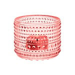 Kynttilälyhdyt, Kastehelmi kynttilälyhty 64 mm, lohenpunainen, Vaaleanpunainen
