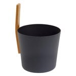 Sauna accessories, Bucket 3, black, Black