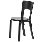 Artek Aalto chair 66, lacquered black