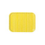 Trays, Rivi tray, 27 x 20 cm, mustard - white, Yellow