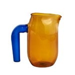 HAY Jug with blue handle, S, amber