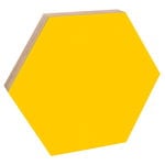 Kotonadesign Tableau hexagone grand format, jaune