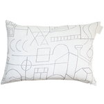 Unien talo cushion, white Unien talo cushion, white