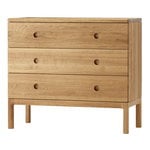 Stolab Prio chest of drawers, low, oiled oak