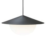 Pendant lamps, Alley pendant, integrated LED, large, charcoal, Black