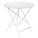Patio tables, Bistro table, 77 cm, cotton white, White