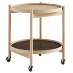 Kitchen carts & trolleys, Bølling tray table 50 cm, oiled beech - earth, Natural