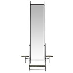 PM Wall Mirror, black - green marble PM Wall Mirror, black - green marble