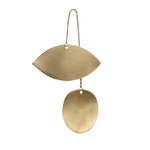 Ferm Living Twin Eye ornament, brass