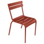 Patio chairs, Luxembourg chair, red ochre, Red