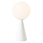 Illuminazione, Lampada da tavolo Bilia Mini, bianca, Bianco