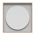 Noticeboards & whiteboards, A01 glassboard, 100 x 100 cm, round, pure, White