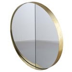 Vino 40 mirror, brass, inward Vino 40 mirror, brass, inward