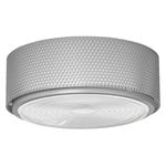 Flush ceiling lights, G13 ceiling/wall lamp, large, grey, Grey