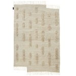 Wool rugs, Laine rug woven, off white, Beige