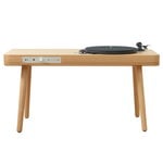 Turntable record player, oak