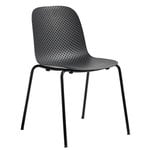 Patio chairs, 13Eighty chair, graphite black - soft black, Black
