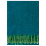 Lapuan Kankurit Revontuli mohair blanket, green - petrol