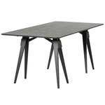 Arco table, 90 x 180 cm, black