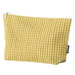 Toiletry & makeup bags, Rivi pouch, small, mustard - white, Yellow