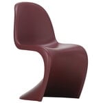 Dining chairs, Panton  chair, bordeaux, Red