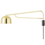 Wall lamps, Grant wall lamp 111 cm, brass, Gold