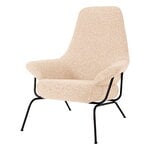 Armchairs & lounge chairs, Hai lounge chair, eggshell boucle, White